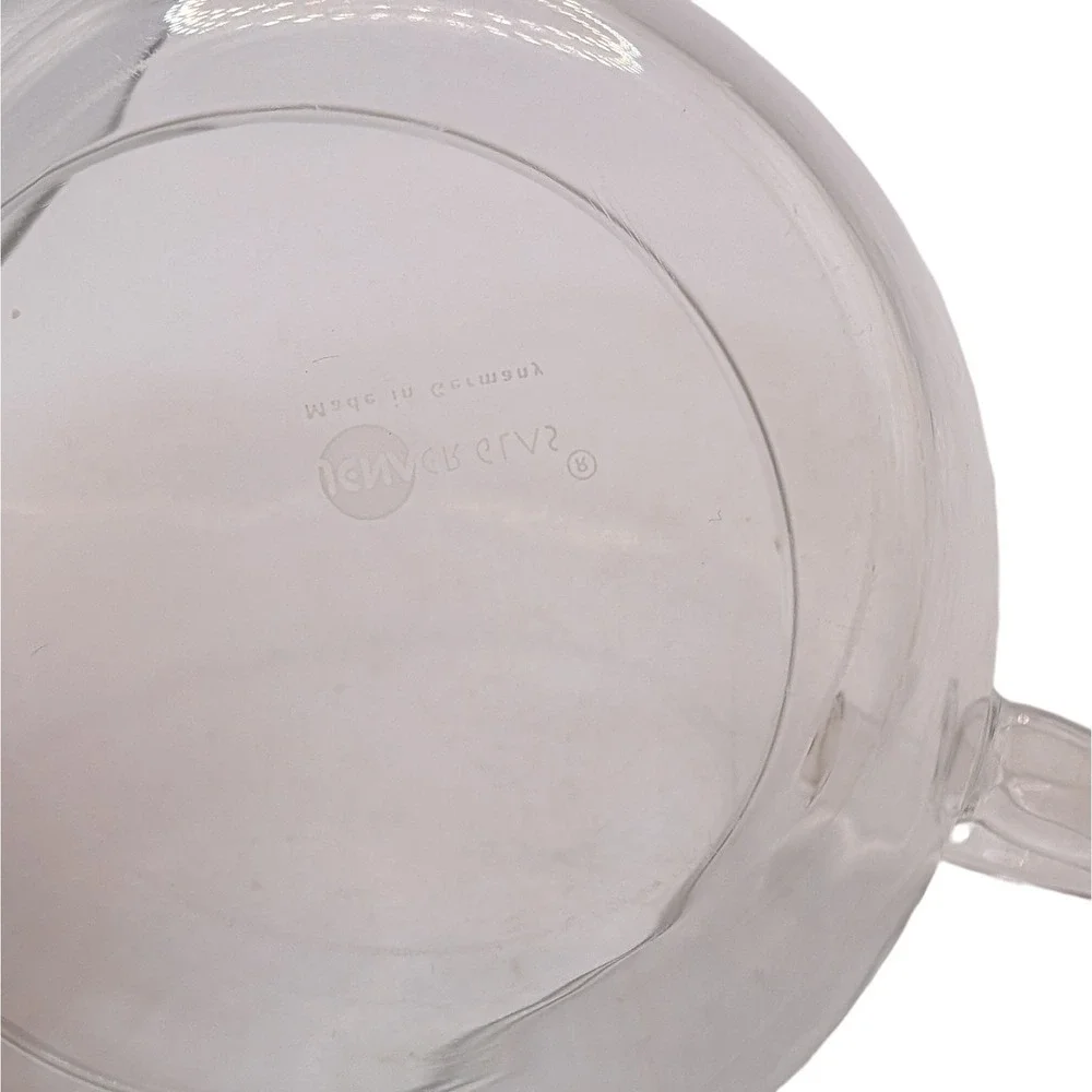 Jenaer Glas Tea For One Clear Borosilicate Bauhaus Three Piece Set Germany